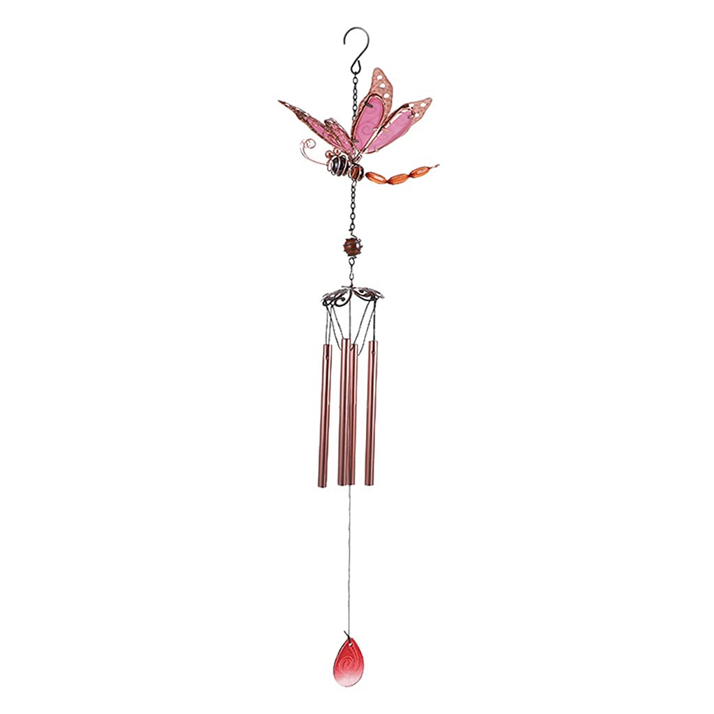 Wind Chime with Luminous Wall Hanging Home Garden Decor Pink Aluminum Tube|Home & Garden | Yard, Garden & Outdoor Living | Garden D?©cor | Wind Chimes-image-25