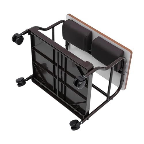 Carrito Spa para Pies con Mesa Plegable y Ruedas Giratorias miniatura 7