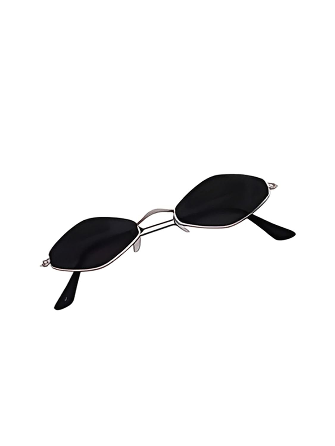 Geometric Sunglasses | Diamond Frame Design | UV Protection Black Lens | Unisex Lightweight Eyewear-image-39