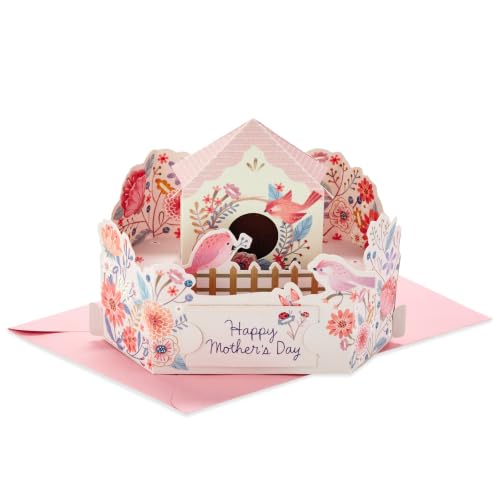 Hallmark Paper Wonder Mother's Day Pop Up Card (Bird House)