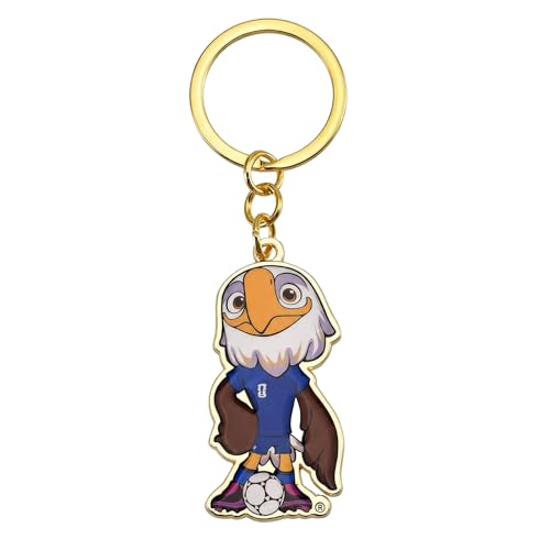 FIFA World Cup 2026 Official Gift, Porte-clés Officiel FIFA Coupe du Monde 2026 – Mascotte USA – Aigle à tête blanche – Figurine Collection Pays Hôte...