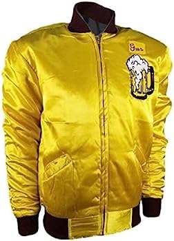 TJF Kenosha Kickere Home Alone Yellow Golden Satin Jacket3