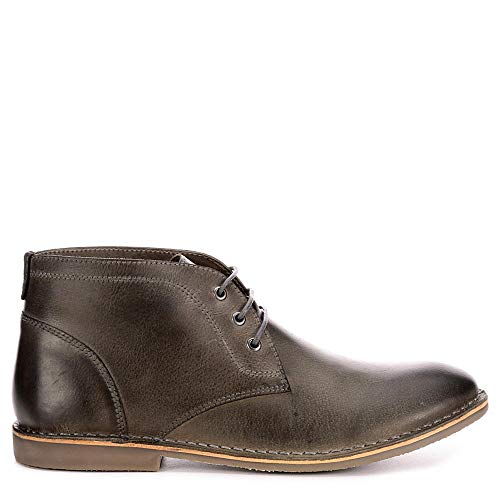 Franco Fortini Mens Hudson Lace Up Chukka Boot Shoes, Grey, US 7.52