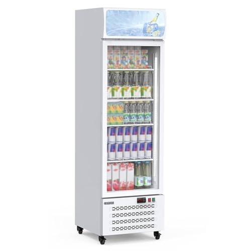Image of Garvee Commercial Beverage Display Refrigerator 11.3Cu.Ft