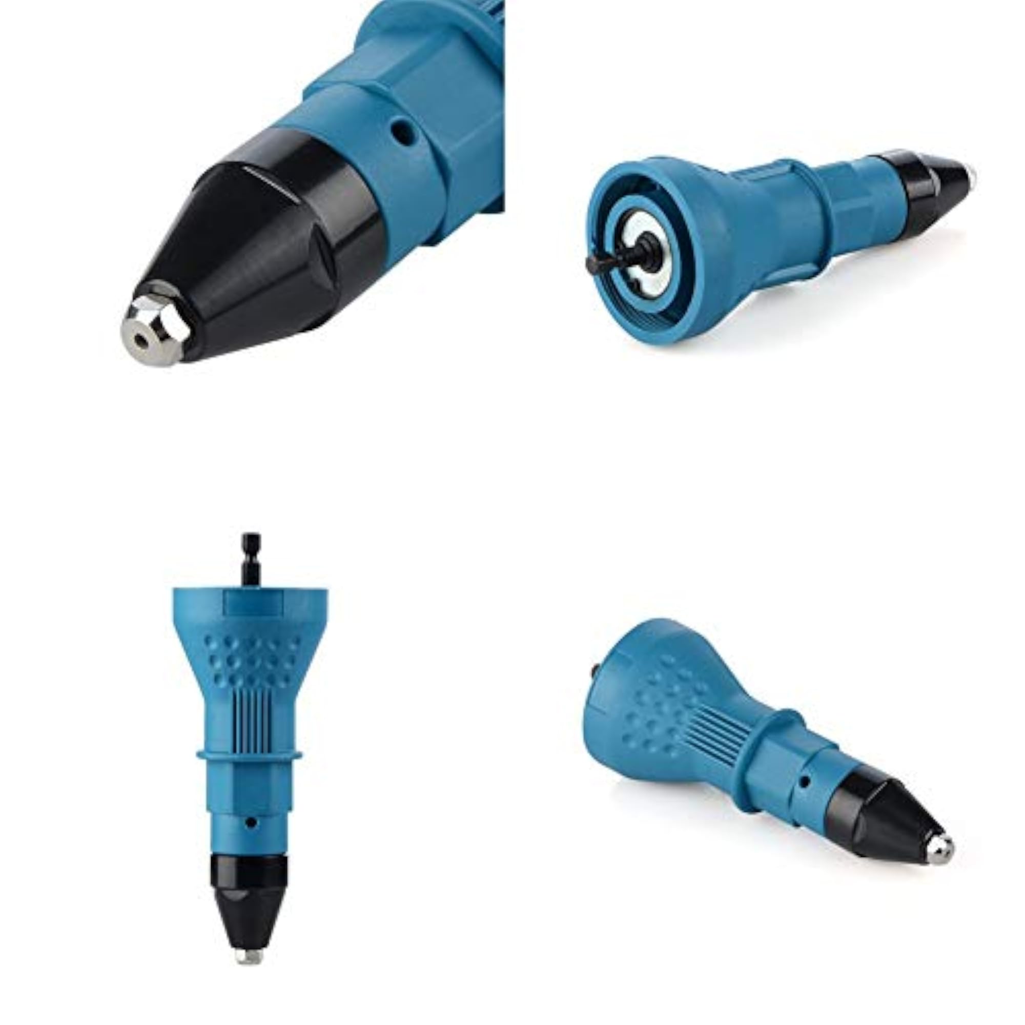 Electric Rivet Nut Tool Kit with 3pcs Convertible Head