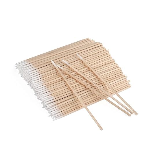 200PCS Pointed Cotton Swabs with Storage Case - Precision Tip Cotton Swabs with Wooden Sticks - Microblading Cotton Swab - Cotton Swabs for Makeup, Tattoo Permanent Supplies-picture-47