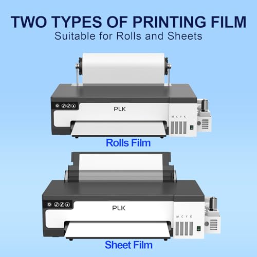 Image of PLK A3 DTF Printer With Powder Shaker Dryer, XP600 DTF Printer, Roll Feeder&Film-Cutter, Double Speed, Upgraded L18058 DTF Manchine with White Ink Stirring System,Apparel Printing, 2 Year Ink Included