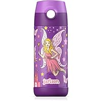 Jarlson® Trinkflasche Kinder Edelstahl MALI [THERMOSFLASCHE] - Kindertrinkflasche Auslaufsicher - Thermoskanne Kohlensäure geeignet - Thermo Trink Flasche für Schule & Kindergarten (500ml, Einhorn