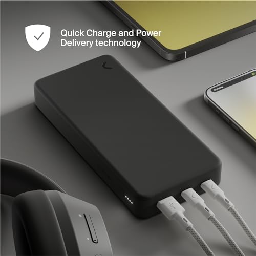 Cargador portátil de carga rápida Clemm 20000 mAh diseño premium color grafito 4