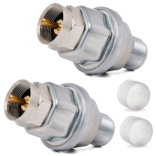 BlueStars F273699 Propane Fuel Filter - for Mr Heater Buddy Heater Big Buddy Tough Buddy Heaters & Portable Buddy - Fit F273704 F273701 F273702 - Galvanized Aluminum Filter Accessories - Pack of 2