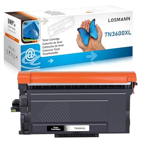 Toner compatible TN-3600XL noir pour imprimantes Brother HL-L5215DN et MFC-L6710DW