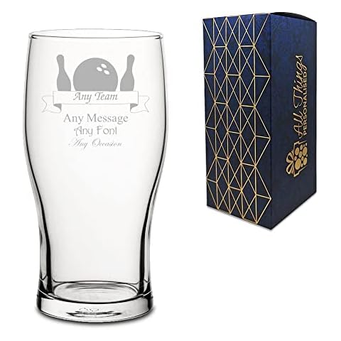 Personalised Engraved Bowling Trophy Gift Cover