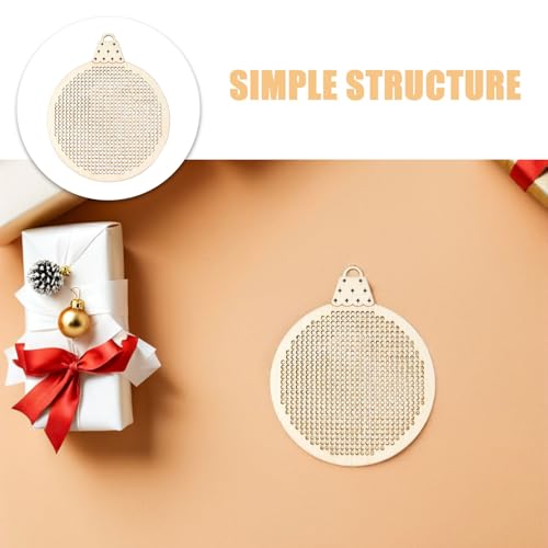 Decoraciones navideñas de madera para bordar sin complicaciones 8