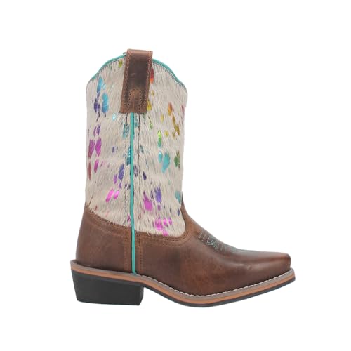 Dan Post Girls' Little Rumi Western Boot Broad Square Toe - Dpc3908