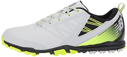 New Balance Men's Minimus Sl Waterproof Spikeless Comfort Golf Shoe, 9 D D Us, Grey/Green #TOP7