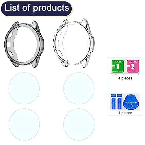 Protection d'écran Garmin Forerunner 265S coque sport noir transparent - 7