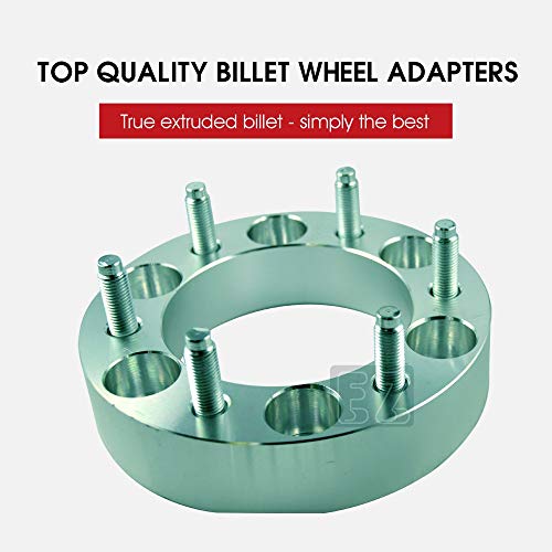 Ezaccessory 2 Wheel Adapters 6X4.5 To 6X5.5 (6X114.3 To 6X139.7) Thickness 1 Inch #TOP2