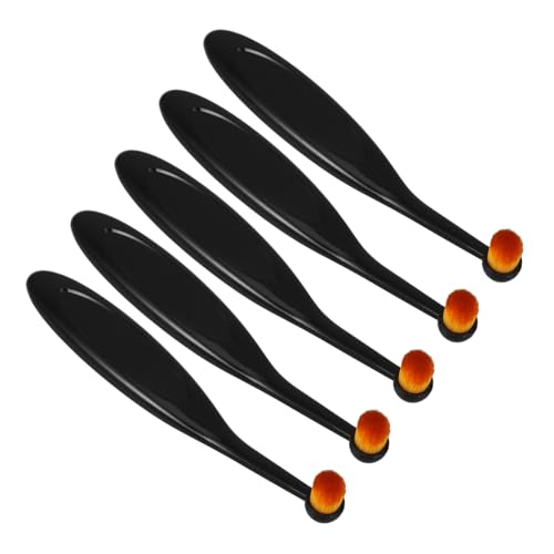 NUOBESTY Ink Mixing Blending Tool Card Making Bristle Brush Set 5pcs Soft Tip Brush for Crafting Artistic Supplies