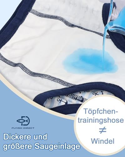 FLYISH DIRECT Töpfchen Trainingshose, Kinder Töpfchentraining Unterwäsche für Jungen und Mädchen, Kinder Töpfchen-Trainingshosen, 3T
