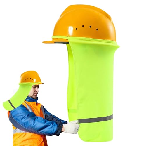 Parasol para sombrero duro, visera reflectante para nuca | transpirable, protector de cuello, protección solar, sombrero duro sombra para trabajo de verano, techos, agricultura
