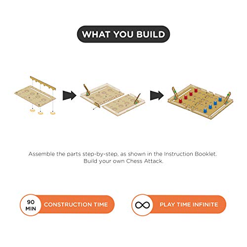 Smartivity Chess Attack STEM STEM Educational DIY Fun Toys, Educational & Construction based Activity Game for Kids 8 to 14, Gifts for Boys & Girls, Made in India. - Image 2