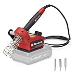 Accessoires – Le fer à souder est vendu avec 2 pannes pointues, 1 panne plate, 1 bobine d’étain (Ø 1,0 mm) et 1 éponge de nettoyage. L’échange de panne ne nécessite pas d’outils.