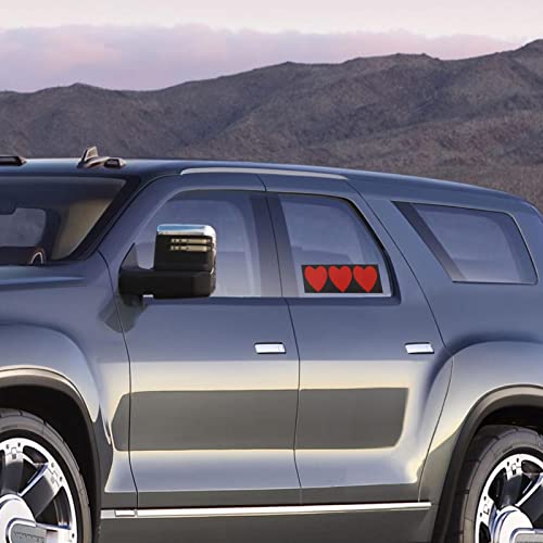 Adapero Decalque de carro iluminado, adesivos de carro iluminados | Adesivo de janela Acessórios de