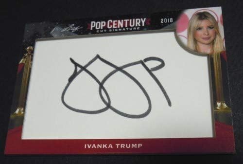 Amazon 18 Leaf Pop Century イヴァンカ トランプ直筆サインカード 元米大統領補佐官ドナルド トランプ 元大統領 実娘 おもちゃ おもちゃ