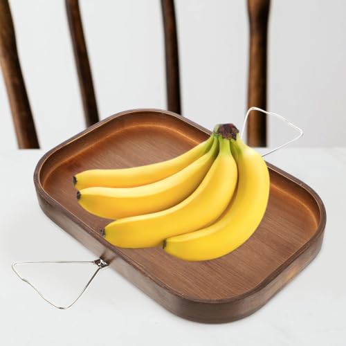 Bandeja de sofá de madera con bordes seguros para cenar sin volcar líquidos 6
