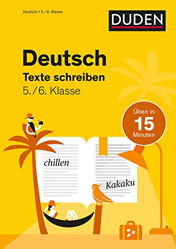 Portada de Deutsch in 15 Minuten - Texte schreiben 5./6. Klasse