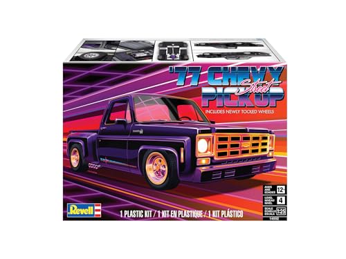Revell 14552 '77 Chevy Street Pickup 1:25 Scale 83-Piece Skill Level 4 Model Building Kit