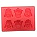 TOSSPER Forma do pieczenia silikonowa Darth Vader taca na kostki lodu czekolada ciasteczka forma kuchnia ciasto naczynia do pieczenia dla dzieci