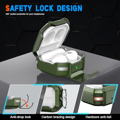 Coque pour Galaxy Buds 2 Pro étui protection Galaxy Buds FE vert clair