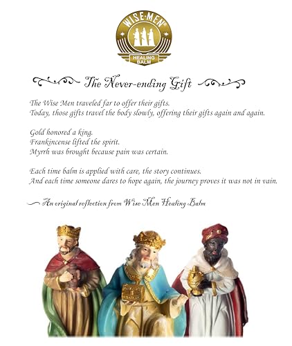 Wise Men Healing Balm with Myrrh and Frankincense Essential Oils for Soothing Nerve Relief Massage — view 5