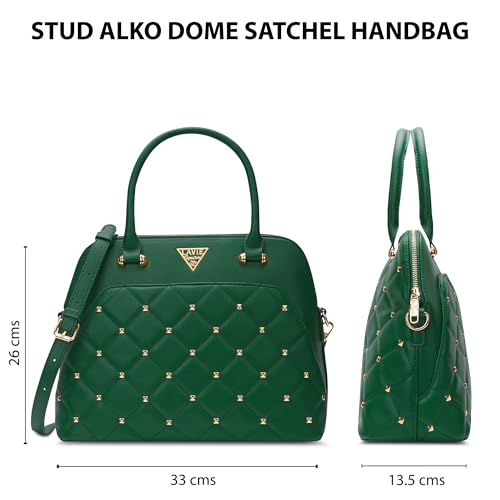 Image of Lavie Signature Women's Stud Elko Satchel Handbag | Satchel Bag for Work | Ladies purse | Stylish Shoulder Bag | Gift For Women