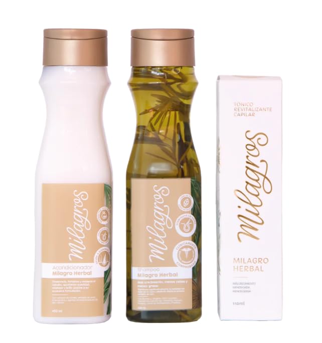 Kit menos grasa menos caida Milagros/Milagros Less Fat Less Hair Loss Kit