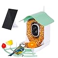 Smart Bird Feeder Camera with AI Species ID, Instant Notifications, Ideal Gift for Bird Enthusiasts