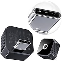 OTTOCAST Mini 3.0 Black 2-in-1 Wireless CarPlay & Android Auto Adapter Plug & Play for iPhone/Android, Dual-Phone Memory, Dual-Band WiFi 2.4/5GHz, Auto-Reconnect USB Type-C