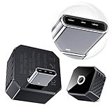 OTTOCAST Mini 3.0 Black 2-in-1 Wireless CarPlay & Android Auto Adapter – Plug & Play for iPhone/Android, Dual-Phone Memory, Dual-Band WiFi (2.4/5GHz), Auto-Reconnect (USB Type-C)