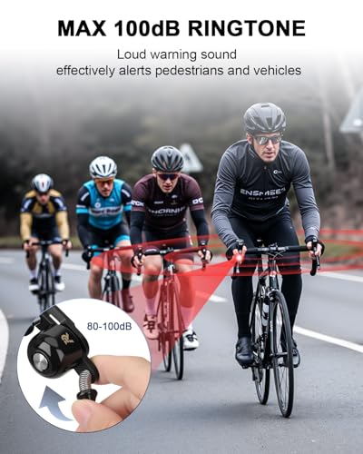 EQIIO 100dB Swivel Bike Bell