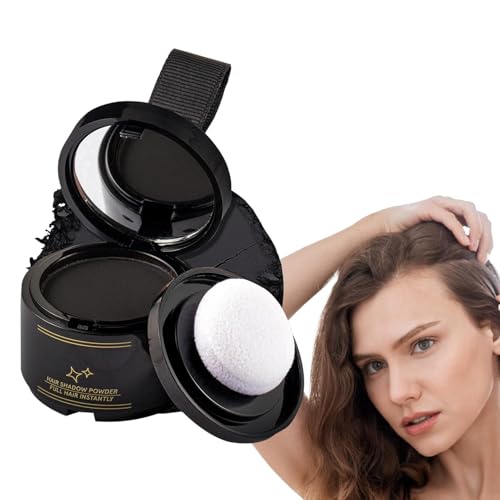 Poudre de de cheveux pour femmes – 4 g, anti-transpiration, correcteur de racne de cheveux gris, teinture de racin de cheveu imperméable | Toppers de chevux pour les personnes occupées, cré