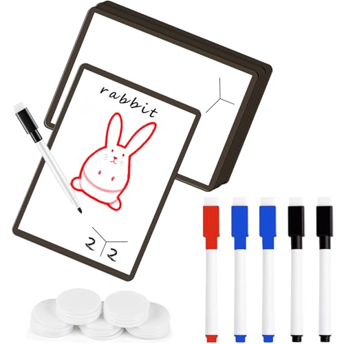 WIETUNV 55 Piece Reusable Dry Erase MTG Tokens Premium PVC Double-Sided MTG Proxy Cards for Magic The Gathering DIY Blank Card Games Accessories