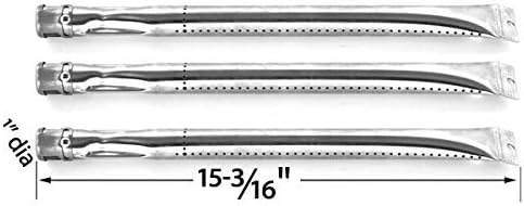 Repair Kit for BBQ grillware GSF2616, 41590 and Life@Home GSF2616J, GSF2616JB, GSF2616JBN Gas Grill Includes 3 Stainless Steel Burners and 1 Burner Support Bracket