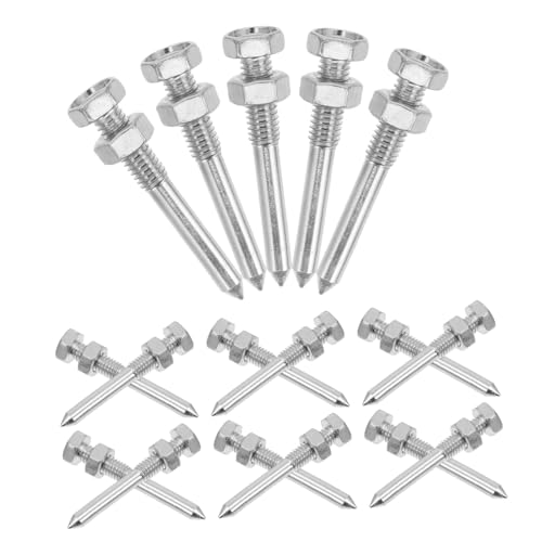 SOLUSTRE Lawn Shoes Spikes 5.8cm Sandals Spikes Replacement Aerator Shoes for Lawn