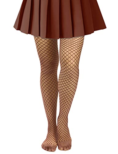 Image of Lastclream High Waisted Fishnet Tights for Women Sexy Fishnets Stockings Full Footed Fishnet Sheer Pantyhose Plus Size