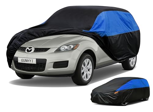 Image of GUNHYI Mazda Car Cover Custom Fit Mazda CX7 CX-7 Waterproof All Weather, Lightweight Full Car Cover Outdoor Sun UV Rain Dust Snow Wind Protection.