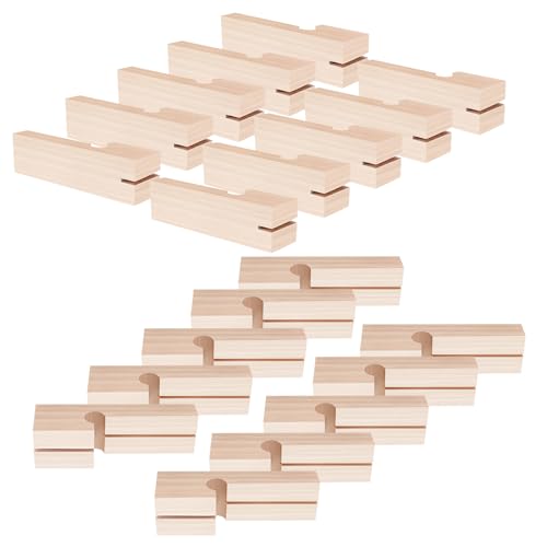 stufool 20 Pcs Masonry Line Blocks, Masonry String Lines Concrete Blocks for Masonry Tools