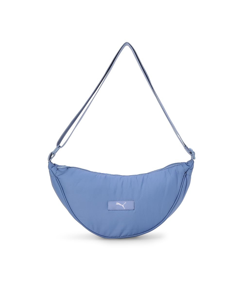 PUMA Women’s PLUSH Halfmoon Bag – Stylish and Compact Everyday Shoulder Bag, Zip Closure, Organized Interior, Adjustable S...