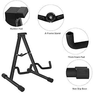 EastRock Support de Guitare Portable Étage Trépied Universel réglable A Fame Pliable Plusieurs guitares pour guitare… - Les Beatles, Paul McCartney, John Lennon, RIngo Starr, George Harrison EastRock Support de Guitare Portable Étage Trépied Universel réglable A Fame Pliable Plusieurs guitares pour guitare… – Image 3