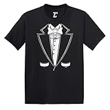 Tuxedo - Classy Fancy Funny Infant/Toddler Cotton Jersey T-Shirt (Black, 5T)